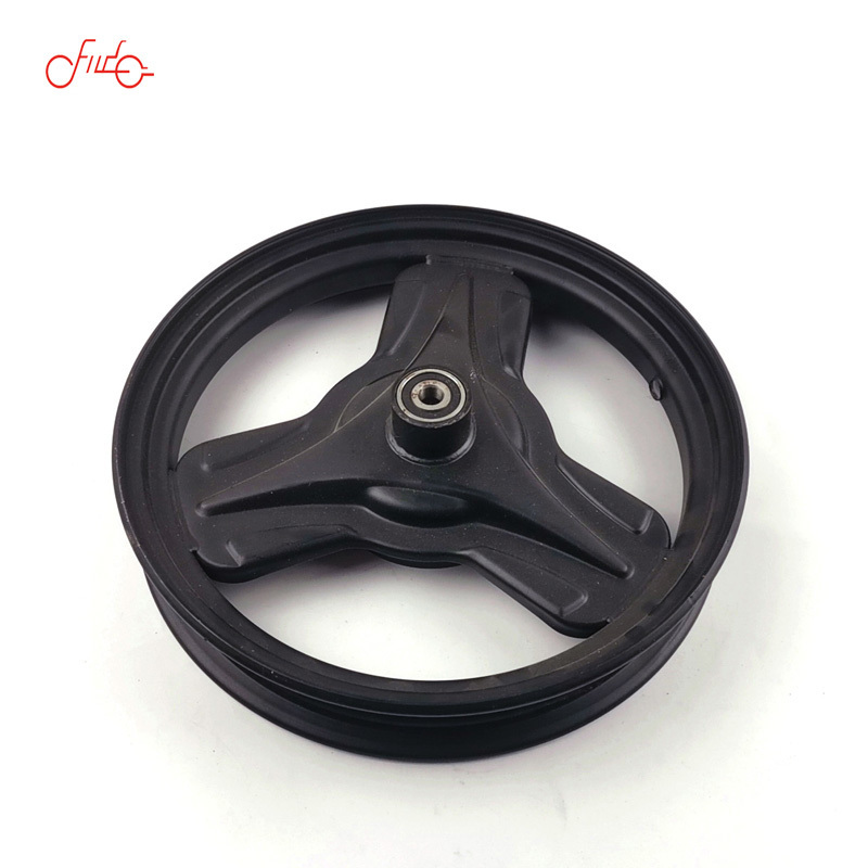 China High Quality 14 inch 2.5 front wheel steel rim battery car vacuum tire iron ring drum brake wheel for electric motorcycle