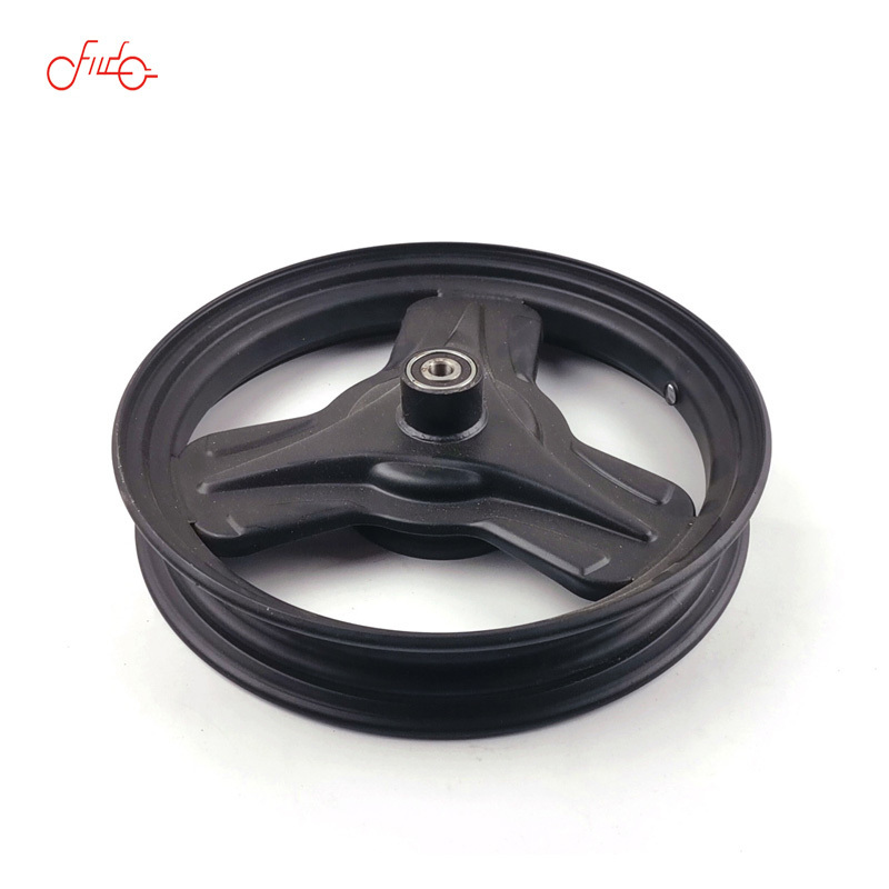 China High Quality 14 inch 2.5 front wheel steel rim battery car vacuum tire iron ring drum brake wheel for electric motorcycle