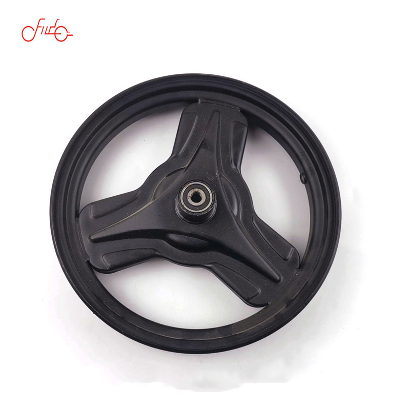 China High Quality 14 inch 2.5 front wheel steel rim battery car vacuum tire iron ring drum brake wheel for electric motorcycle