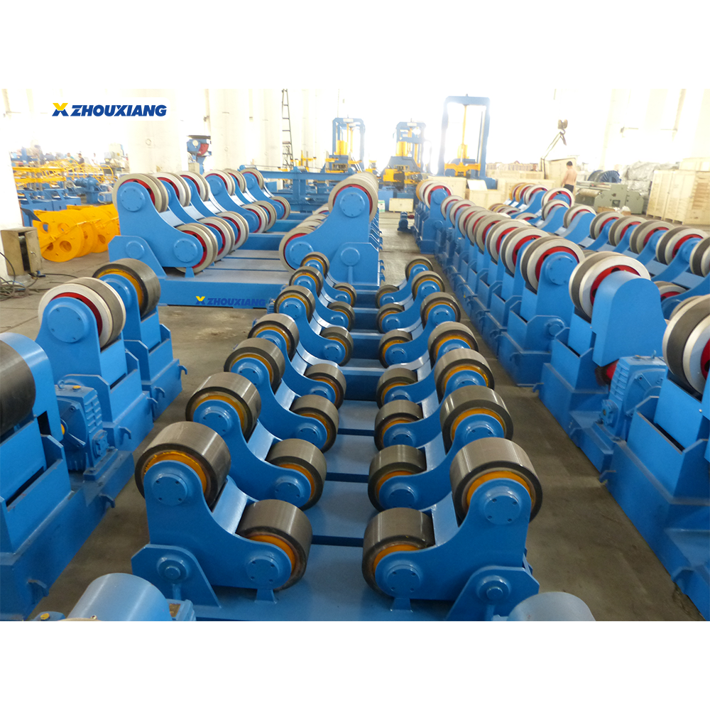 Turning Rolls Wind Power Tower Pu Roller 5 Ton Multifunction Welding Rotator Rotating Pipe Welding Roller