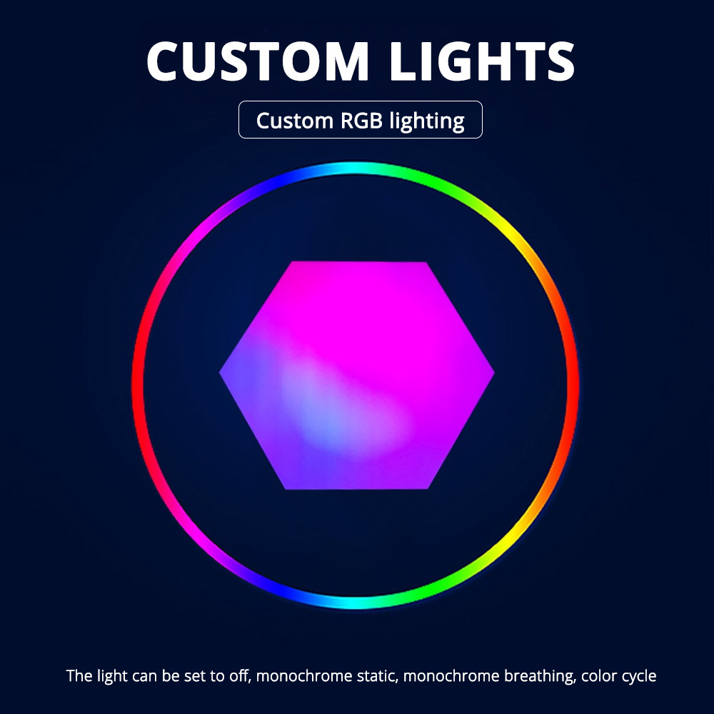 WIFI Bluetooth Led Night Lights Wall Lamp Modular Lighting Magnetic Gaming Room Decoration RGB Lamps LED Hexagonal Quantum Light