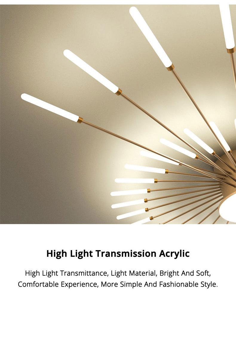 Modern Firework Led Ceiling Lamps Room Decoration Bedroom Kitchen Chandelier Living Room Lighting Luxury Ceiling Pendant Light