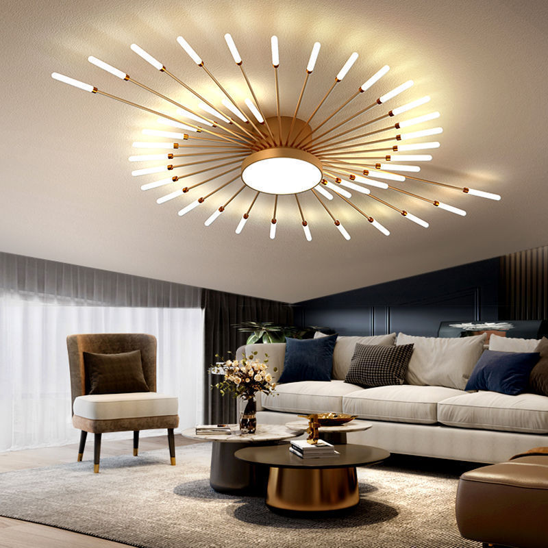 Patented Simple Modern Atmosphere Chandelier Nordic Creative Firework Ceiling Lamps Living Room Bedroom Decoration LED Lightings