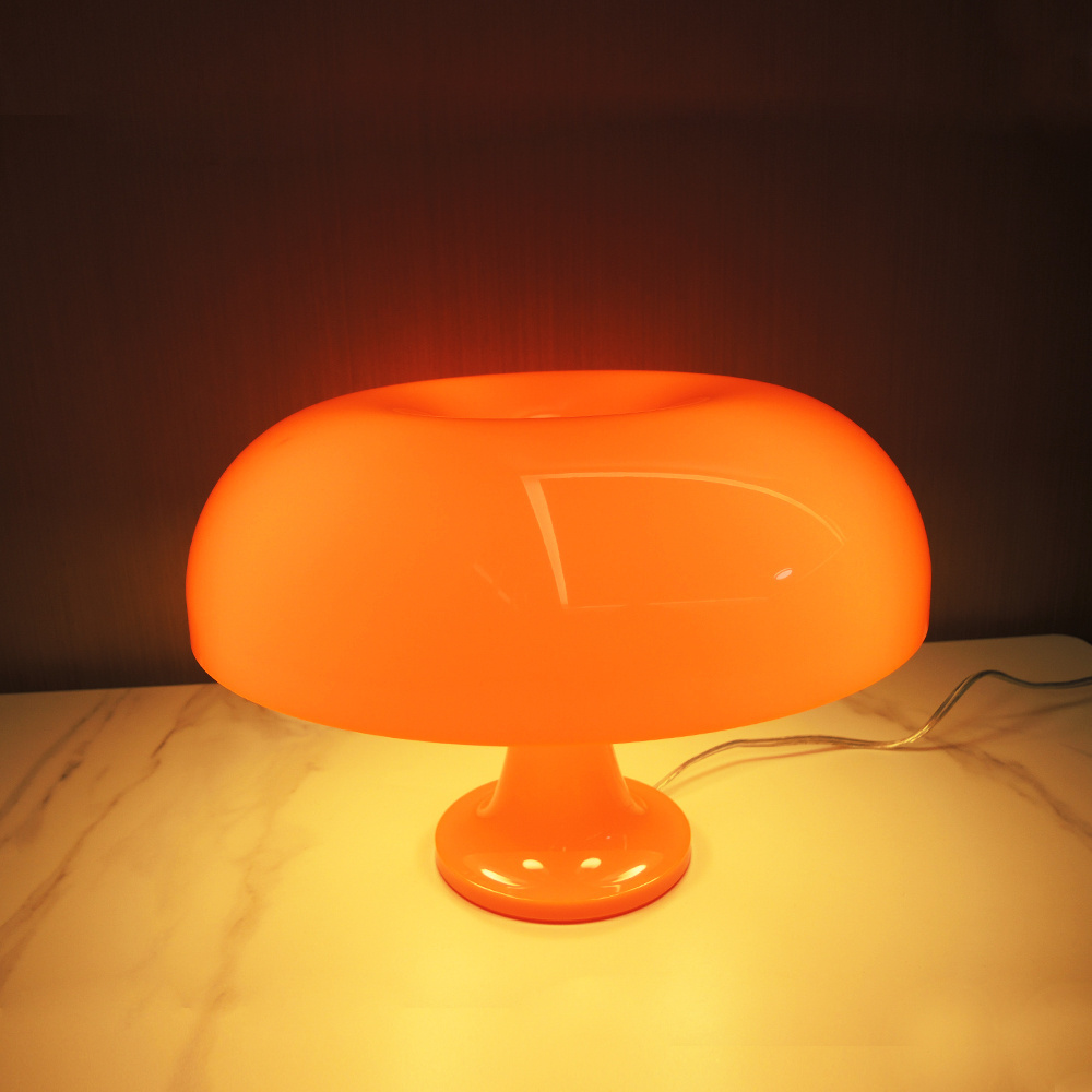 Modern Italy Designer LED Mushroom Table Lamp for Hotel Bedroom Bedside Living Room Decoration Lighting Minimalist Desk Lights