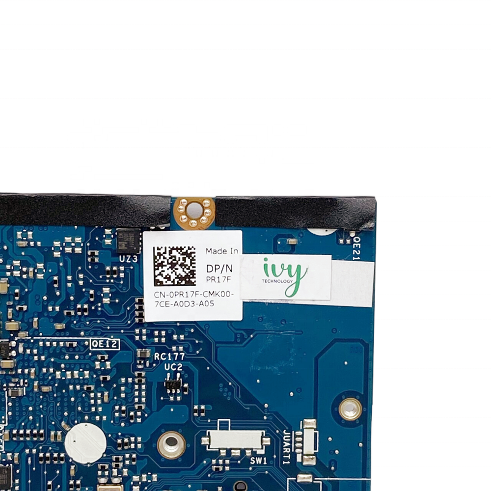 For DELL XPS 13 9370 Laptop Motherboard With i7-8650U CPU 8G RAM CN-0PR17F 0PR17F PR17F LA-E671P MB 100% Tested Fast ship