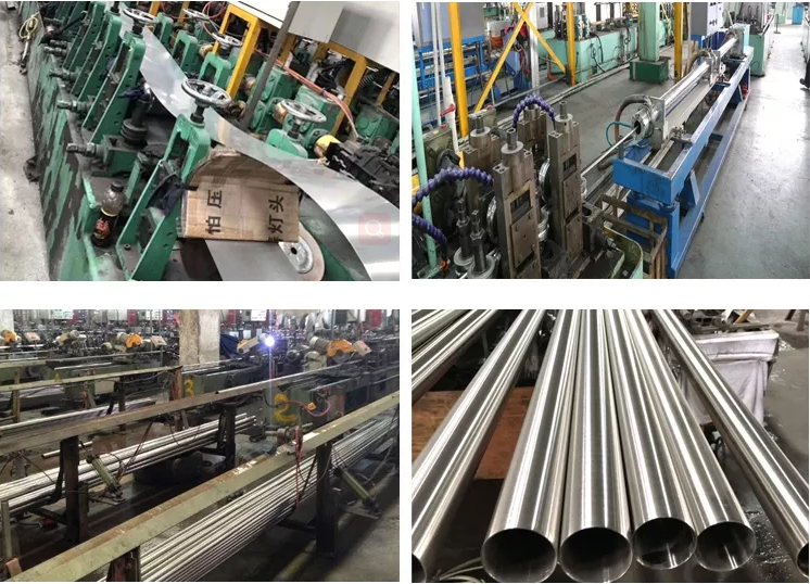 Astm Aisi 304 316l 409l 410 420 430 440c 12 Inch Stainless Steel Welded Seamless Flexible Pipe 201 Tube