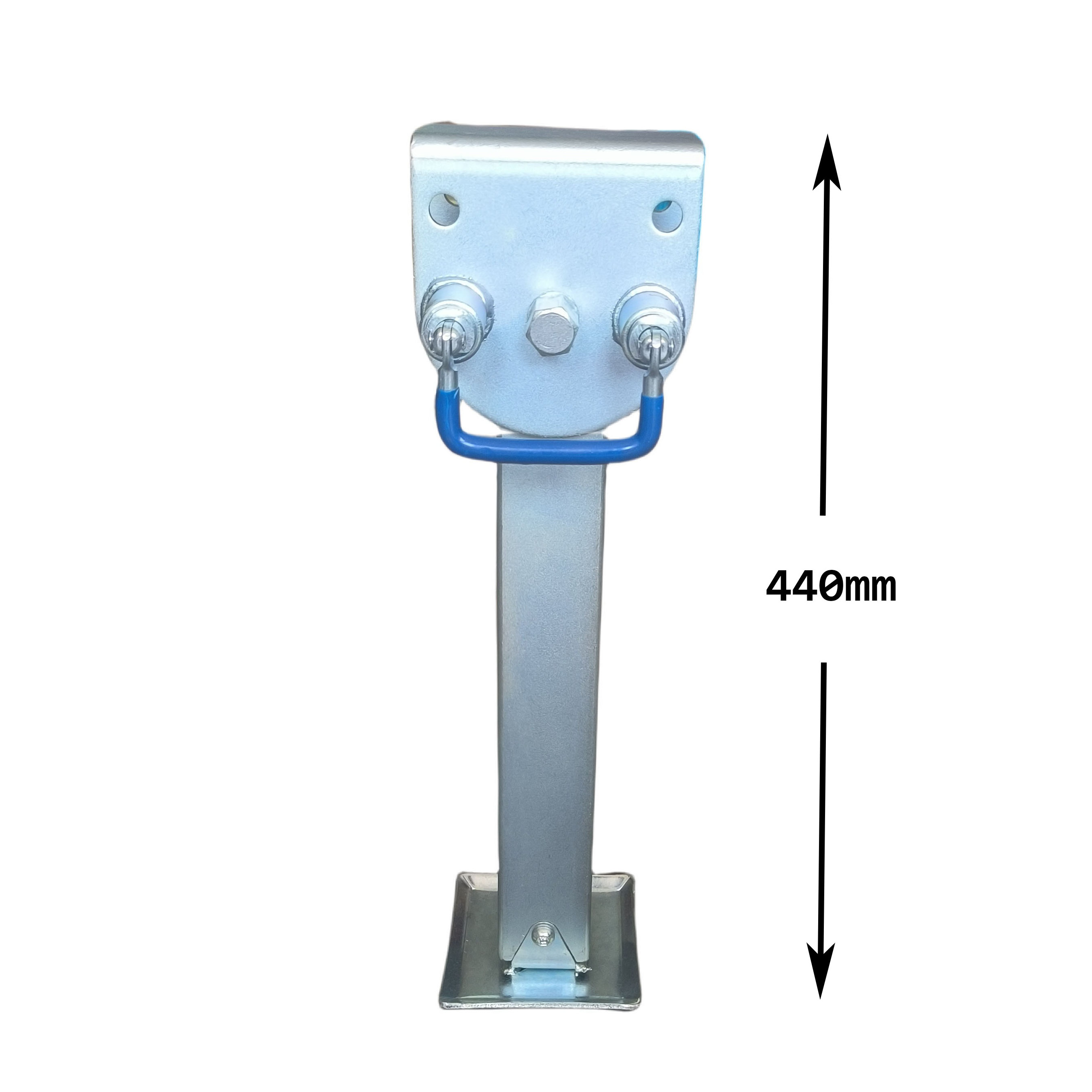 Heavy Duty Car Carrier Trailer stabiliser leg galvanized steel 50x50 RHS max load 2 tons jack stand leg