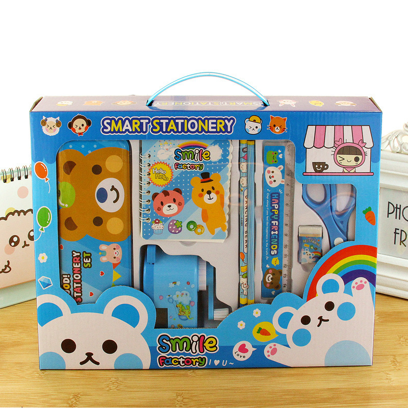 Cartoon Kids School Supplies Primary School Students Stationery From School Erasers