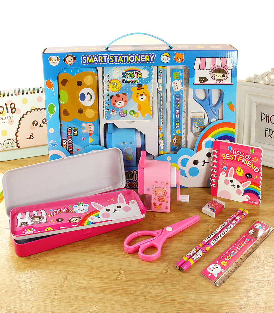 Cartoon Kids School Supplies Primary School Students Stationery From School Erasers