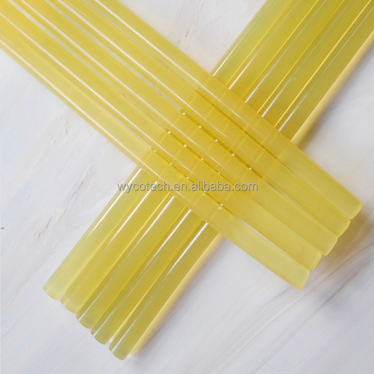 Hot Glue Gun Sticks 11-inch x 0.27-inch for Glue Guns Transparent Yellow Crystal Clear EVA Hot Melt Glue Stick