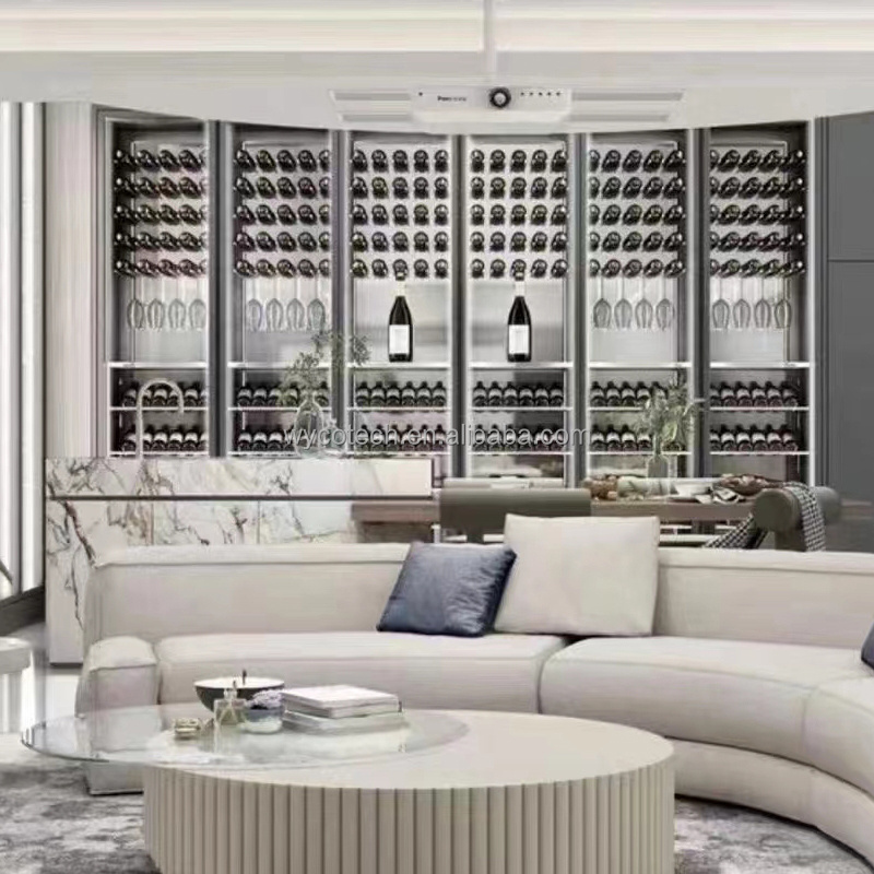 Luxury Wine Cooler Display Cabinets Living Room Upright Fridge Refrigerator Freezer/Wine Cooler/Wine Cellar Cabinet