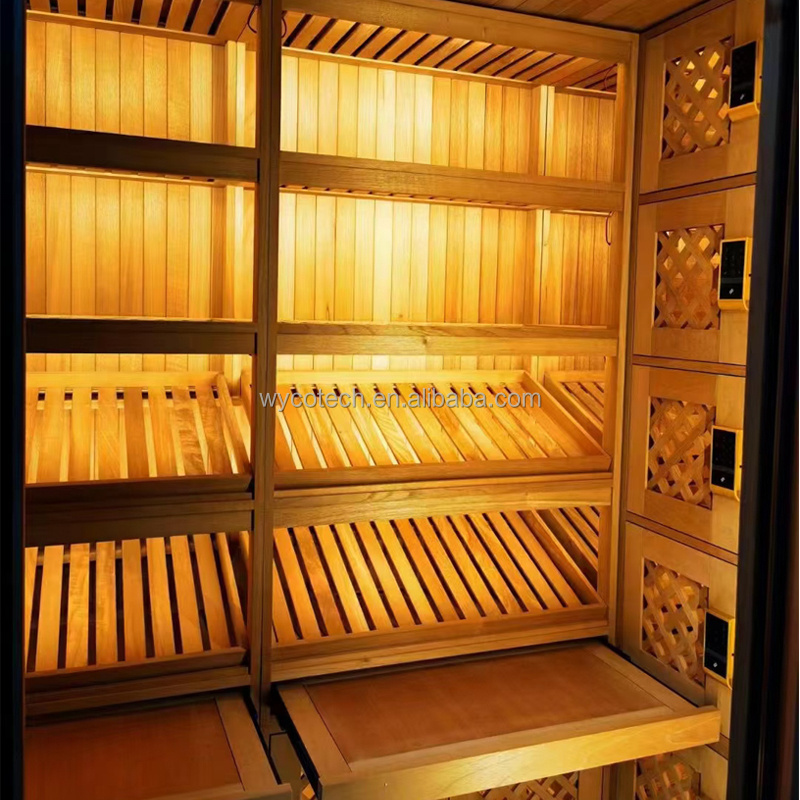 Customized Cigar Room with Spain Cedar Wood Drawer and Shelf with Fan Cooling System Cigar Humidor Wine Cooler Electric