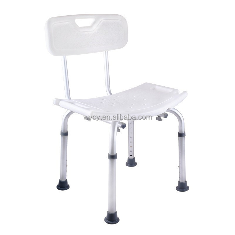 Bath stool shower Chair for Inside Shower Nonslip  Stool with Padded Seat Holes for Tub and Bathroom for Elderly Senior