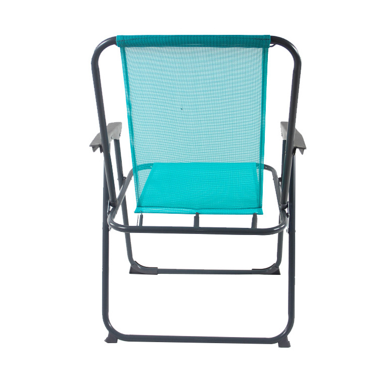 OEM Factory agent breathable lightweight folding beach chair outdoor mesh fabric