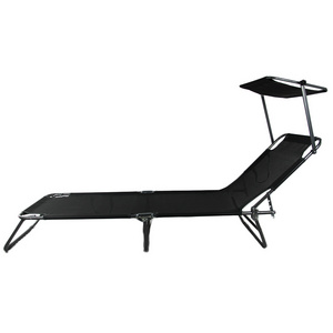 Suntour Wholesale beach Portable Lounger folding chair with canopy lightweight folding beach lounge chair