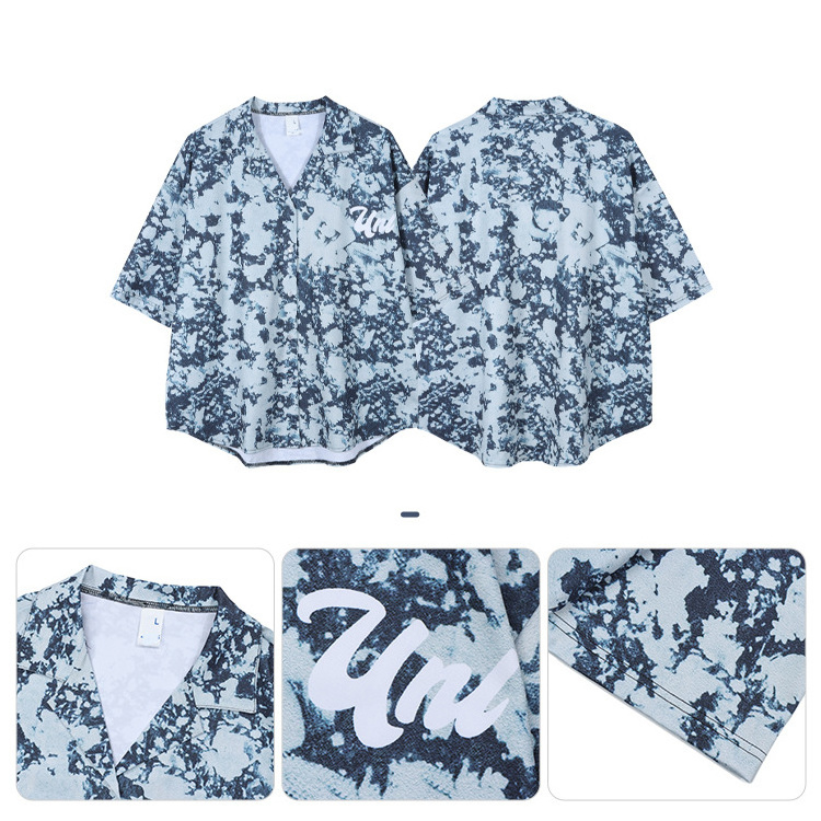 High Quality Mens Custom Rayon Hawaii Leisure Viscose Shirt New Fashion Blouse Printing Summer Hawaiian Beach Shirts For Men