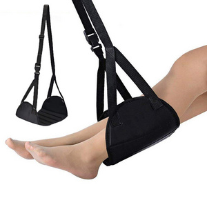 Custom Logo Leg Hammock, airplane footrest for super-size foot hammock, travel airplane hammock to Prevent Swelling