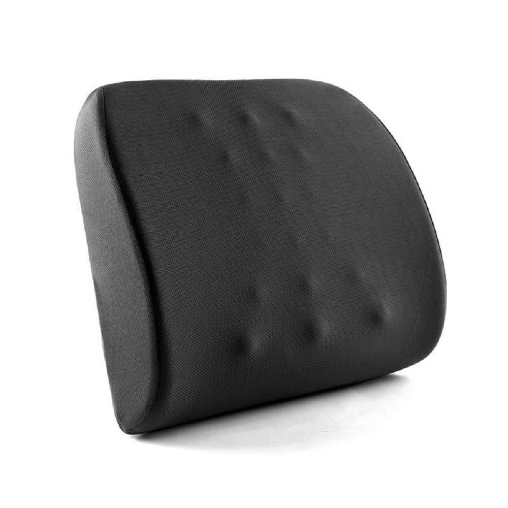 Slow Rebound Memory Foam Cushion Support Back Massage Lumbar Pillows Lower Back Pain Relief With Point Massage