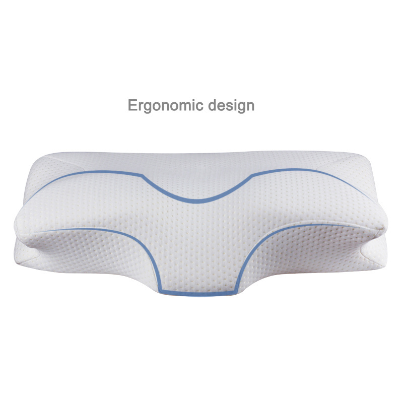 Cervical pillow for neck pain side sleeper ergonomic memory foam neck support orthopedic contour pillow