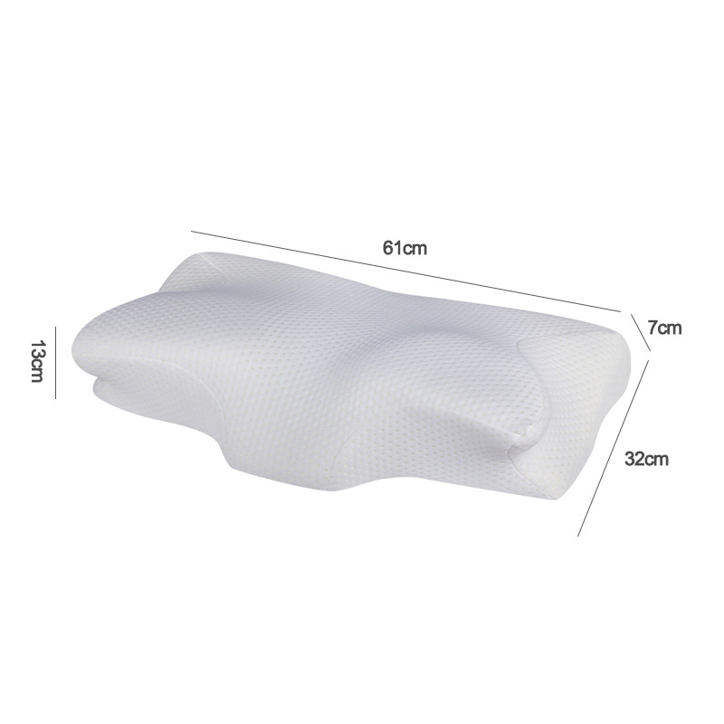 Cervical pillow for neck pain side sleeper ergonomic memory foam neck support orthopedic contour pillow