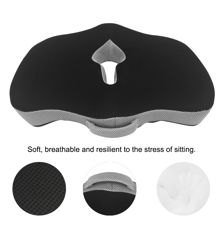 Popular Coccyx Adult Booster Cushion Memory Foam Chair Seat Cushion With Anti-slip Bottom