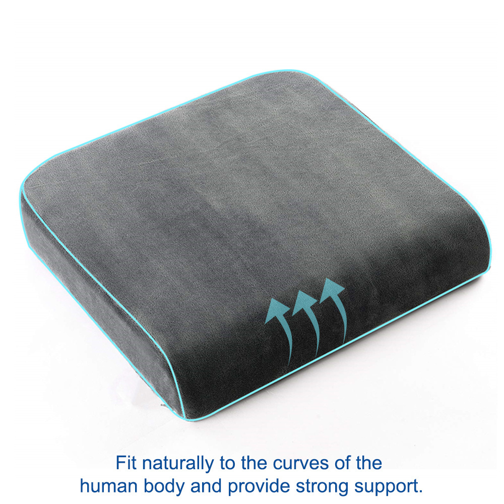 Seat Cushion Pad for Bariatric Overweight Users Firm Memory Foam Seat Cushion Pillow For Office Chair And  Wheelchair