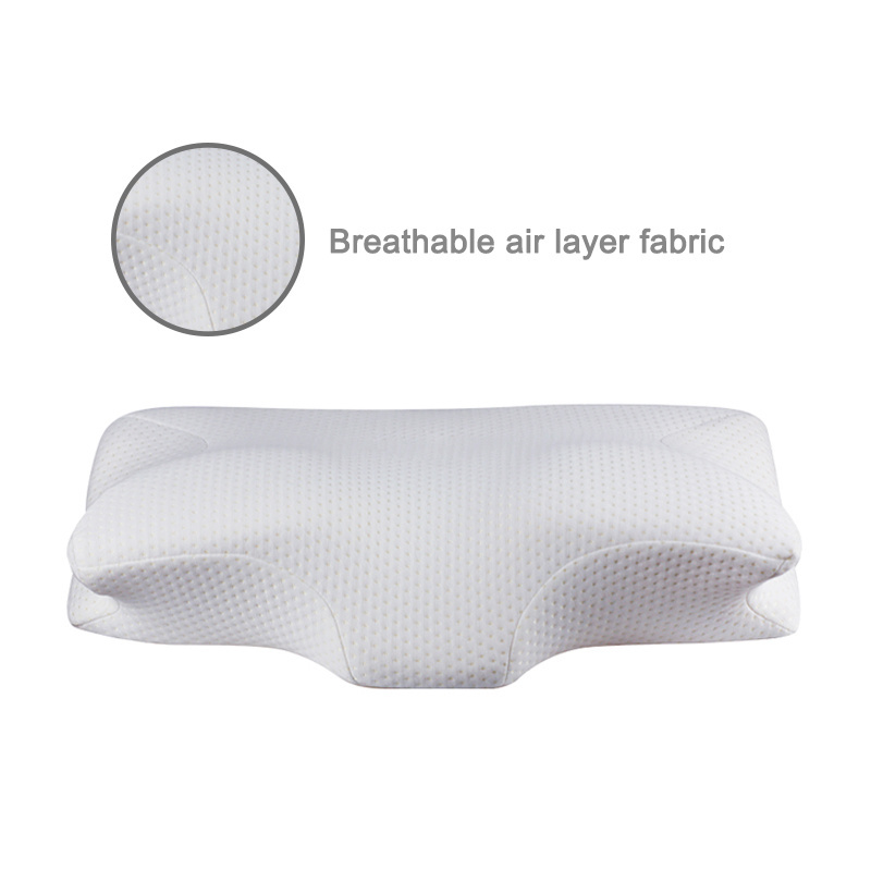 Cervical pillow for neck pain side sleeper ergonomic memory foam neck support orthopedic contour pillow