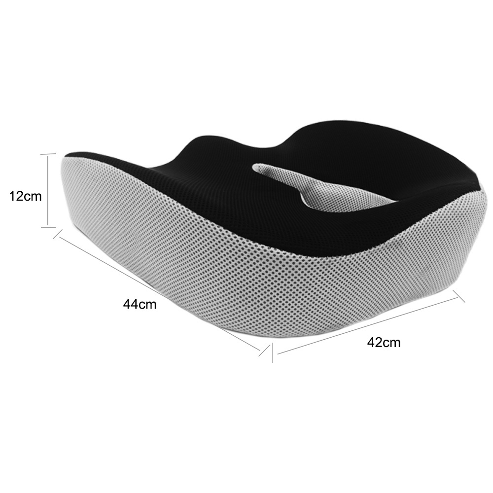 Popular Coccyx Adult Booster Cushion Memory Foam Chair Seat Cushion With Anti-slip Bottom