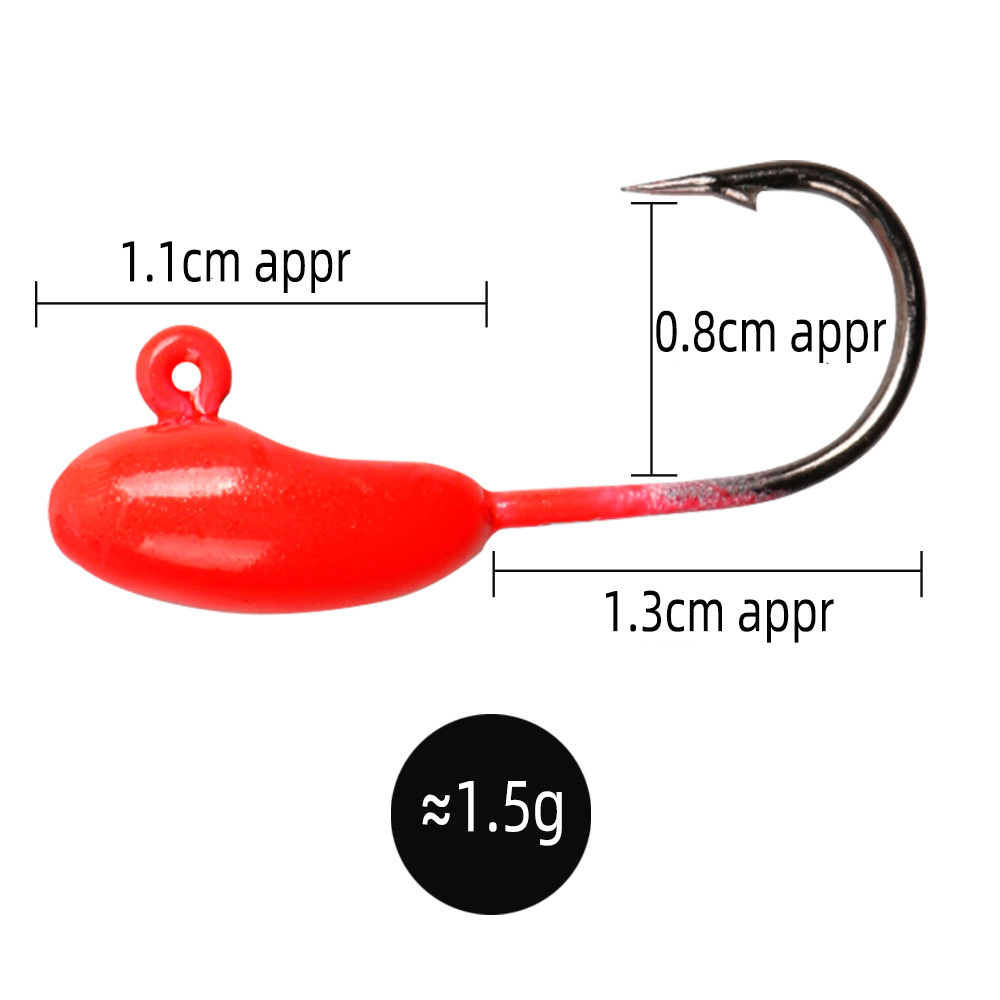 Wholesale Ice Fishing Jig Hook Bass Fishing Bait Hooks for Saltwater & Freshwater Jig Heads  Fishhook Tackle Accessories