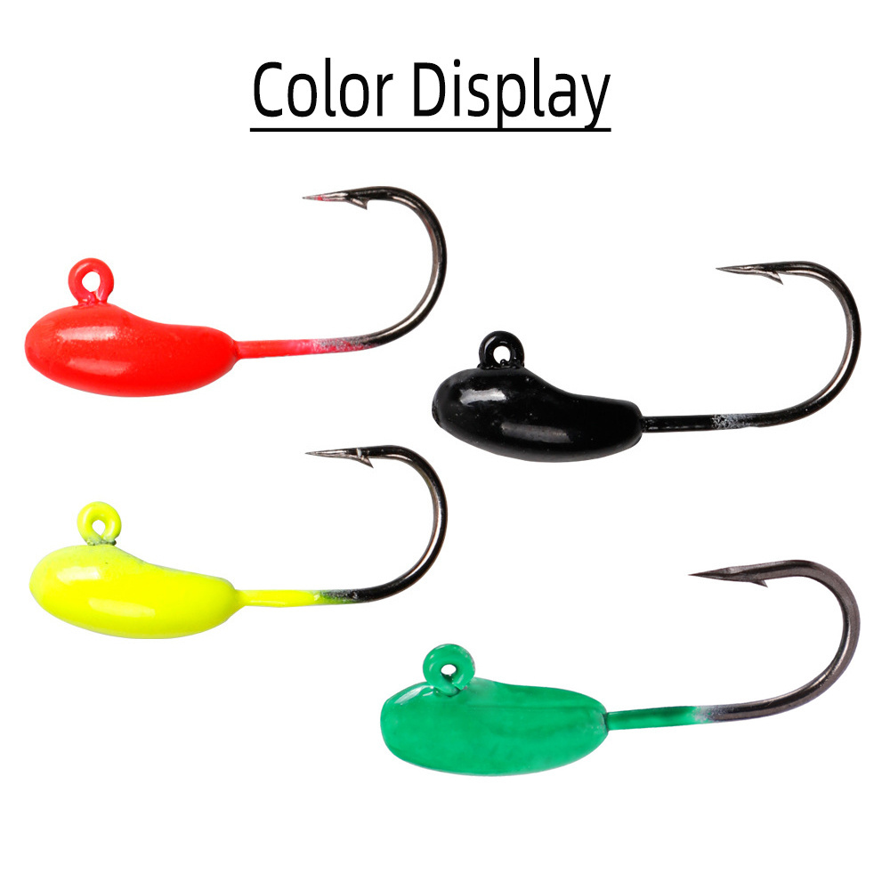 Wholesale Ice Fishing Jig Hook Bass Fishing Bait Hooks for Saltwater & Freshwater Jig Heads  Fishhook Tackle Accessories