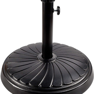 Fillable Patio Umbrella Base Stand, Umbrella Stand Round Base, Water & Sand Filled Parasol Base