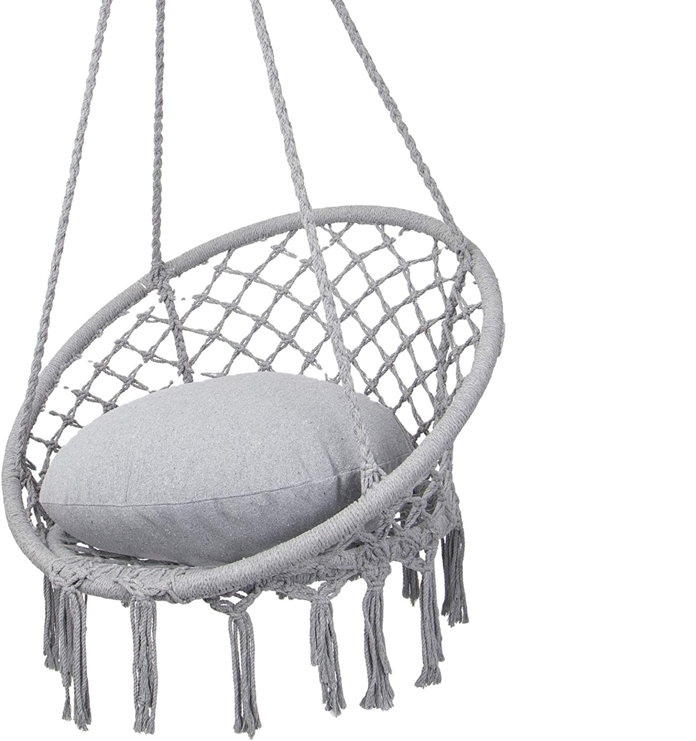 Hot moon pool balcony bistro patio Hammock Single Swing Indoor Outdoor garden  Hand-Woven Rope Swing  Hanging Chair