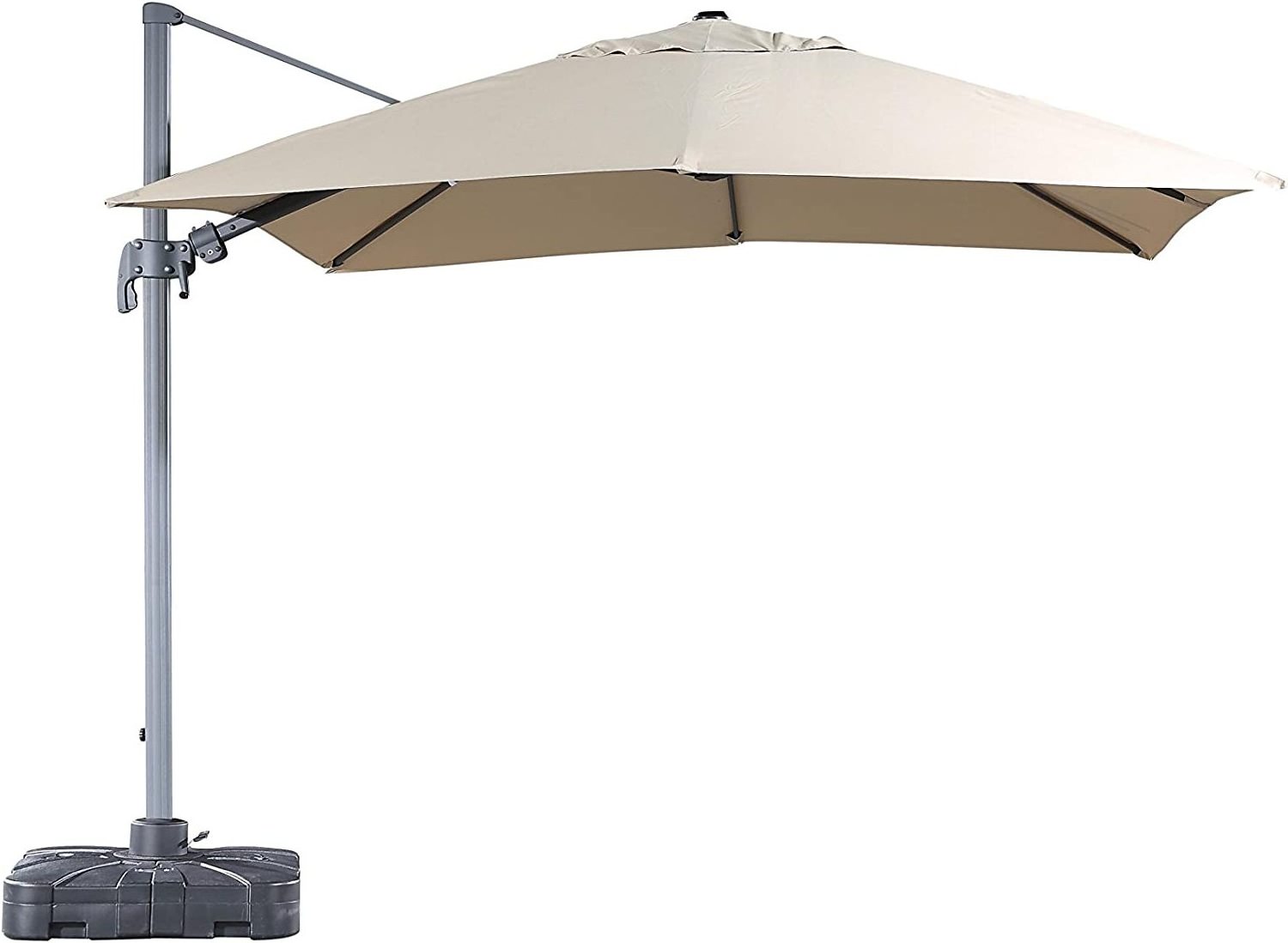 Cantilever  Outdoor   with Rotate and Tilt  aluminum market garden patio parasol Roma banana cantilever  Umbrella