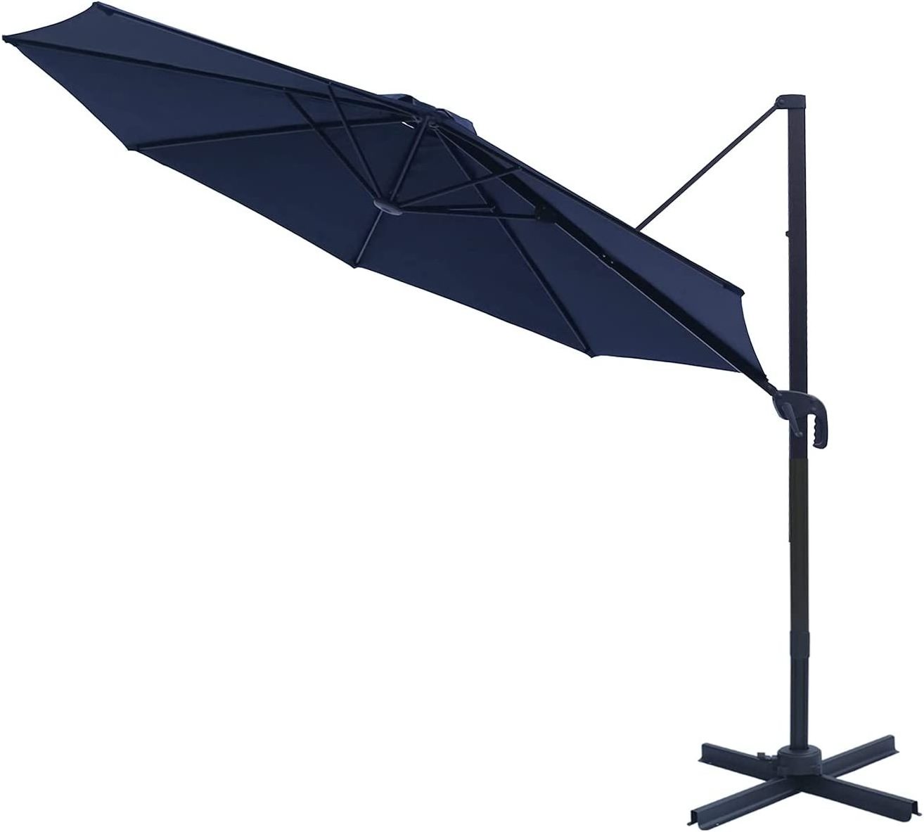 Cantilever  Outdoor   with Rotate and Tilt  aluminum market garden patio parasol Roma banana cantilever  Umbrella