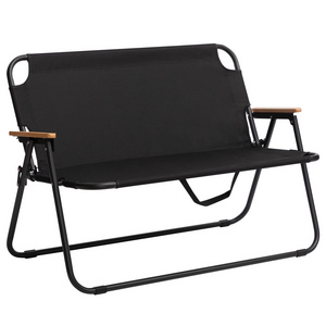 Portable Double Seats Folding Beach Chair With Hanging Handel For Camping And Travelling chair