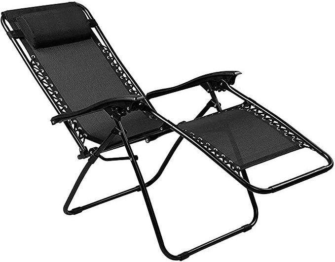 sleeping Outdoor Lounge  sunbed lounger Adjustable Folding Zero Gravity Recliner Chair