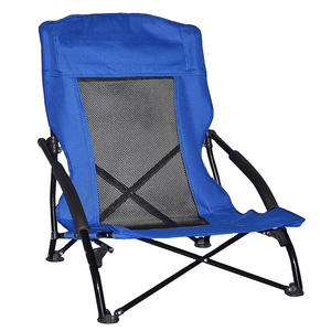 Compact Low Profile Outdoor Folding Camp Chair Portable Lightweight and Durable with Carrying Bag