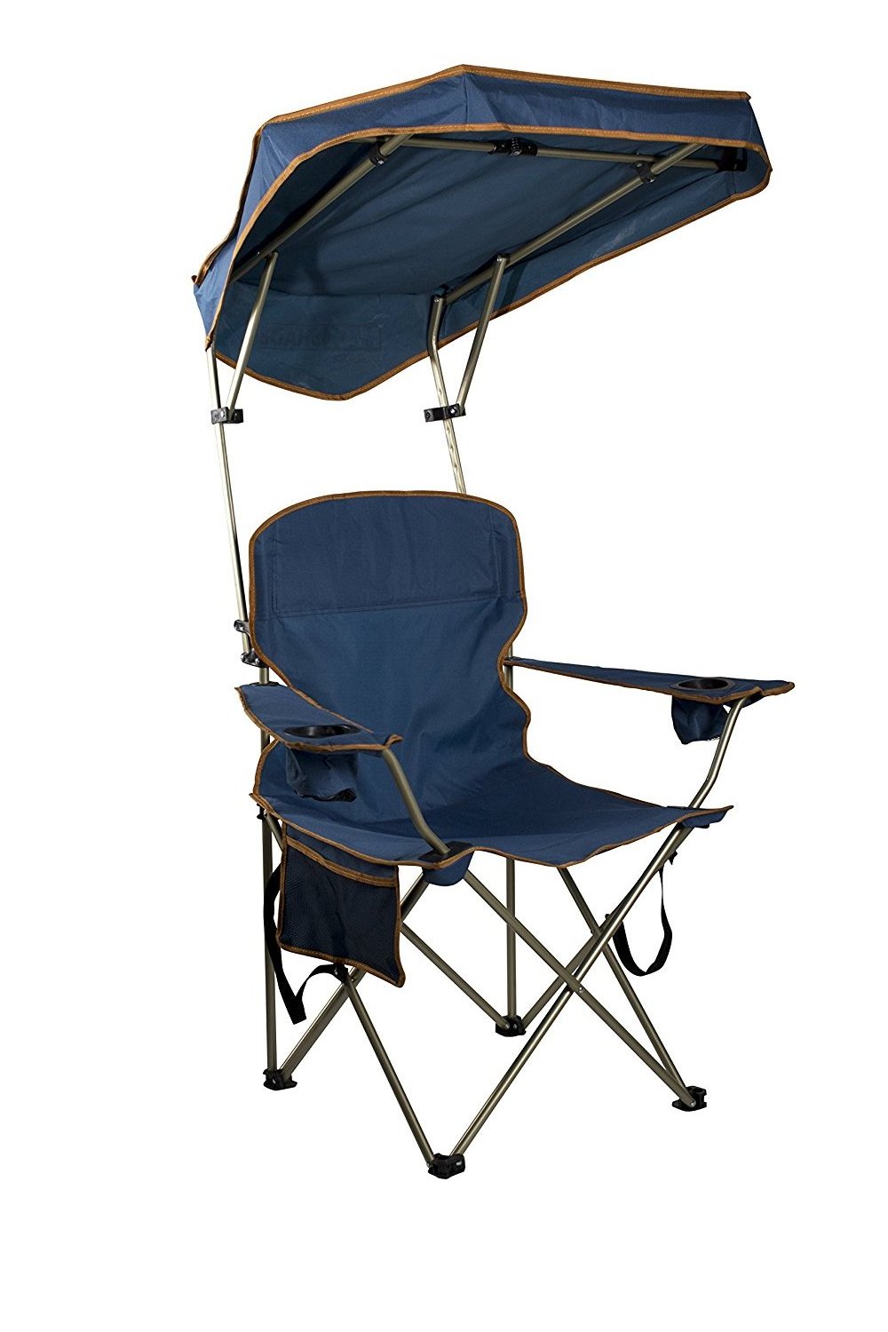 Outdoor Quad lawn  Portable with cup holder adjustable canopy Folding Chair