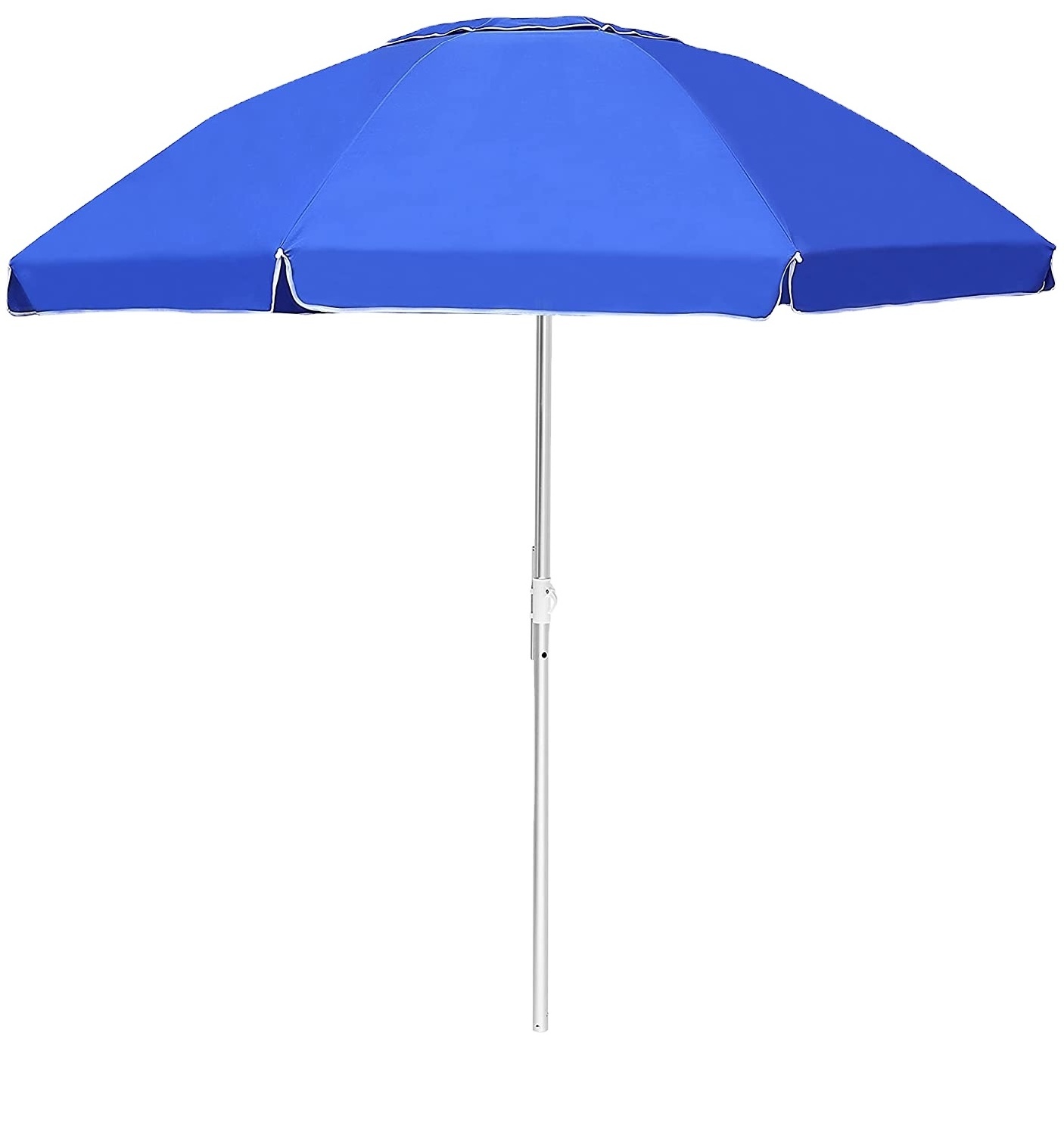 Outdoor Sunshade Integrated Sand Anchor Tilt Aluminum Pole Portable Sun Protection Wind Resistant Beach Umbrella