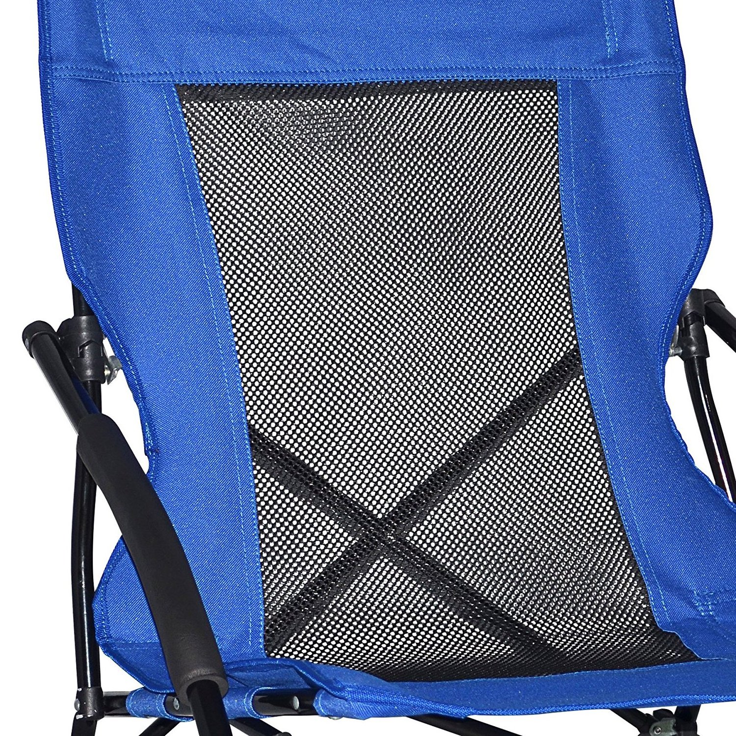 Compact Low Profile Outdoor Folding Camp Chair Portable Lightweight and Durable with Carrying Bag