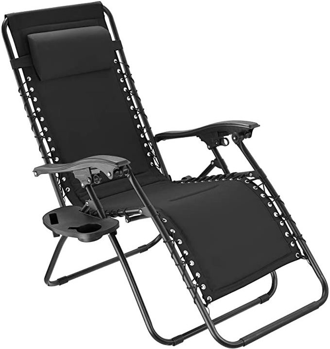 sleeping Outdoor Lounge  sunbed lounger Adjustable Folding Zero Gravity Recliner Chair