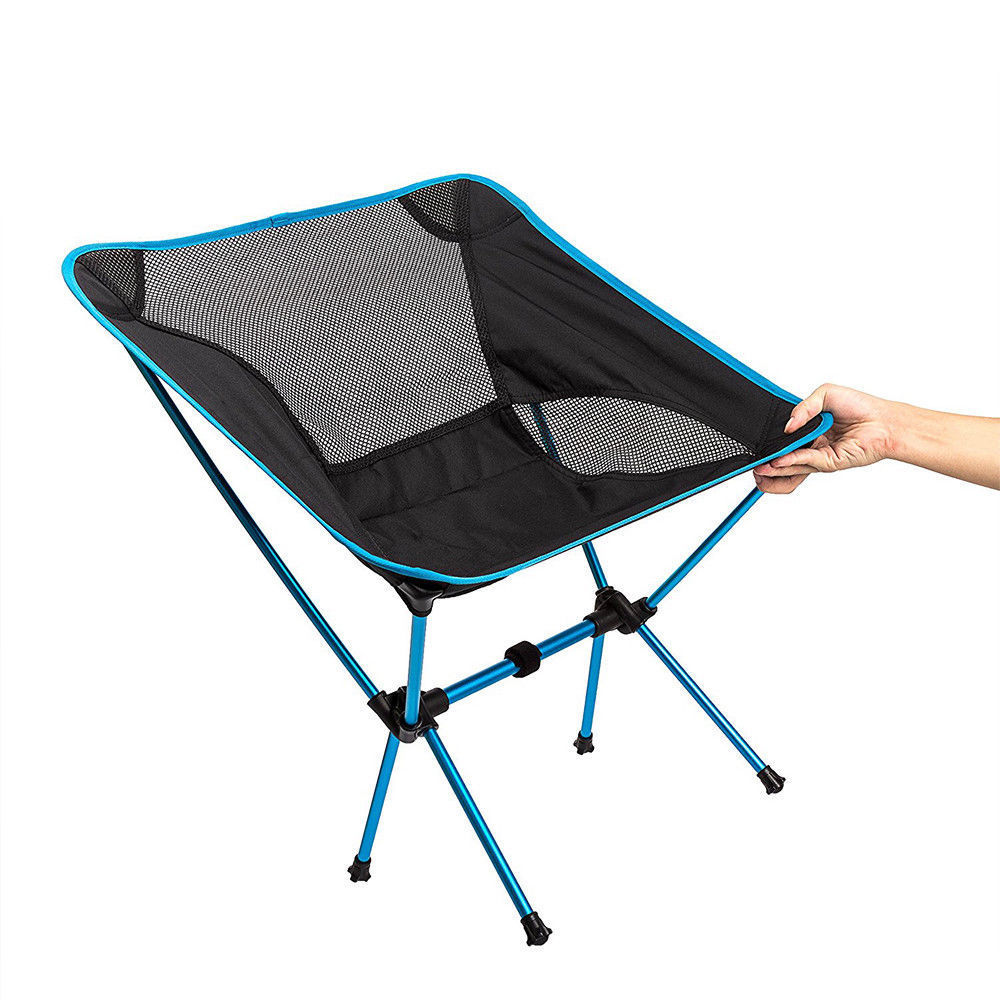 Portable lightweight aluminum Compact Backpacking for Outdoor Travel picnicFolding Camping chair