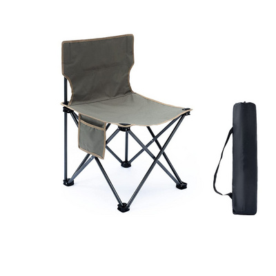 Small Folding Chair - Foldable Hunting Seat with Backrest, Lightweight Camp Stool with Back Support for Outdoor