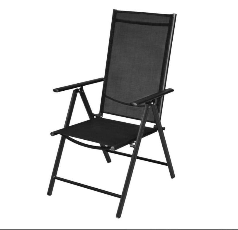 Position Chair Easy Portable Aluminum Portable Dining Camping Folding Garden Chair Outdoor Furniture Dinning Room Metal chair