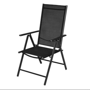 Position Chair Easy Portable Aluminum Portable Dining Camping Folding Garden Chair Outdoor Furniture Dinning Room Metal chair