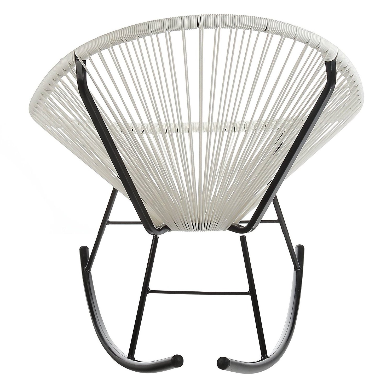 outdoor garden patio Acapulco rattan wickerBasket Rocking Chair