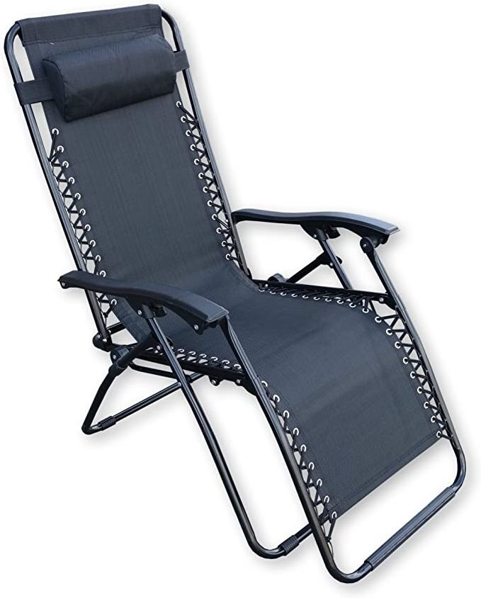 sleeping Outdoor Lounge  sunbed lounger Adjustable Folding Zero Gravity Recliner Chair