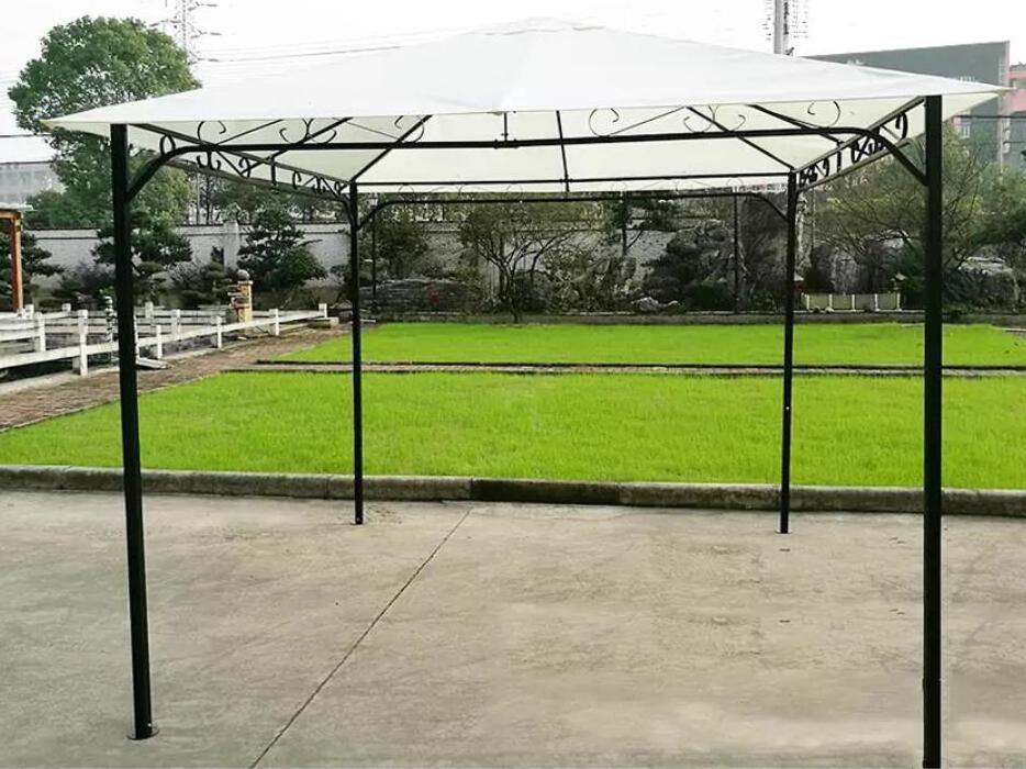 Popular factory  Supply Aluminum Metal Outdoor Bar Grill Bbq Gazebo