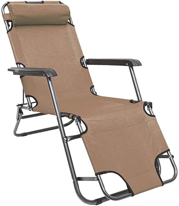 Two Positions Portable  Camping Folding Recliner Bed lounge Outdoor Used Garden Sun Beach Chair