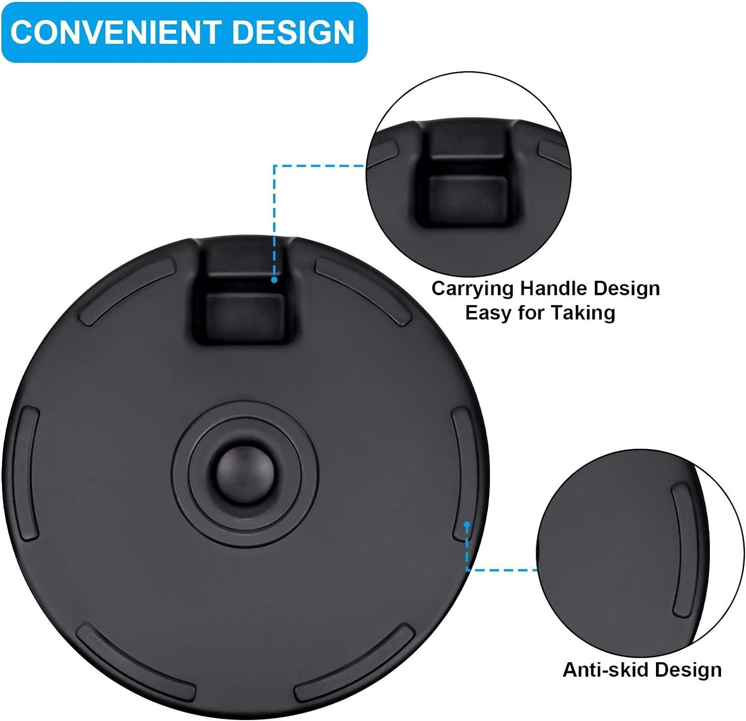 with Steel Holder Water Filled for Lawn Garden Round Heavy Duty Patio outdoor garden Market Umbrella Base Stand